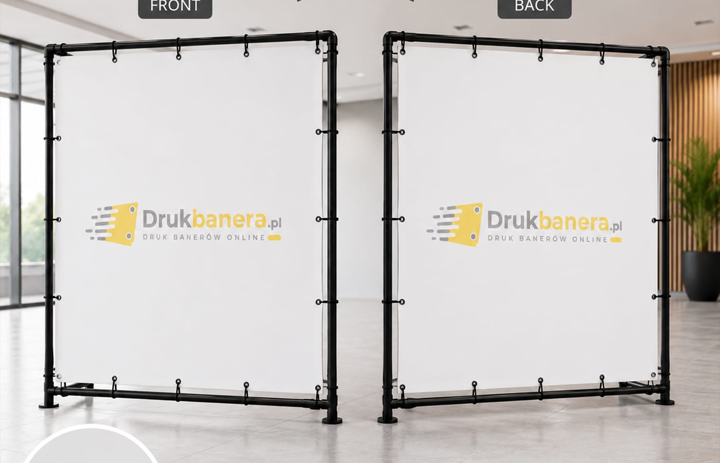 Baner blockout dwustronny 650 g
