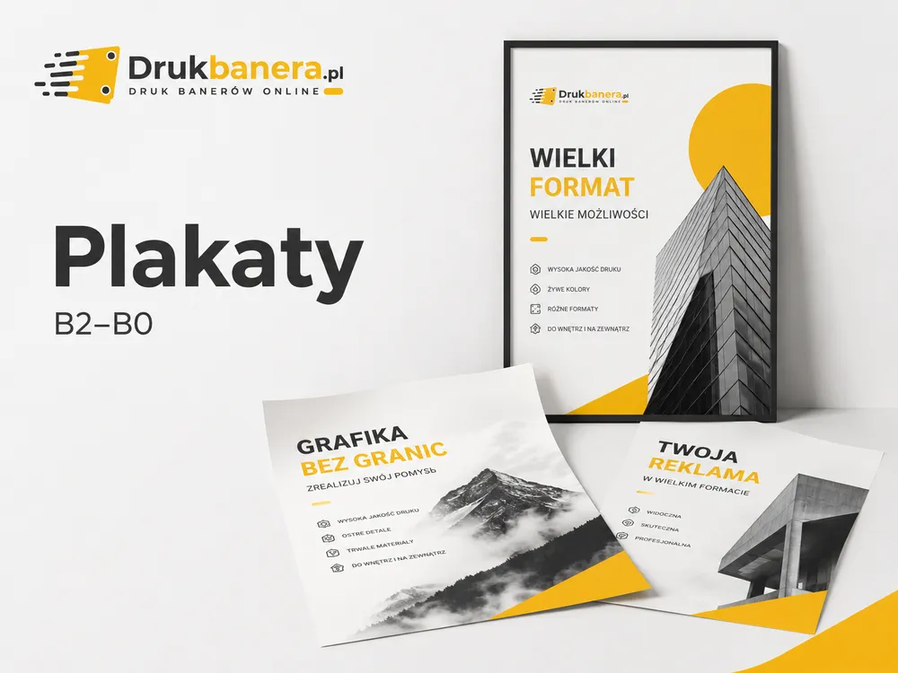 Plakaty reklamowe B2-B0