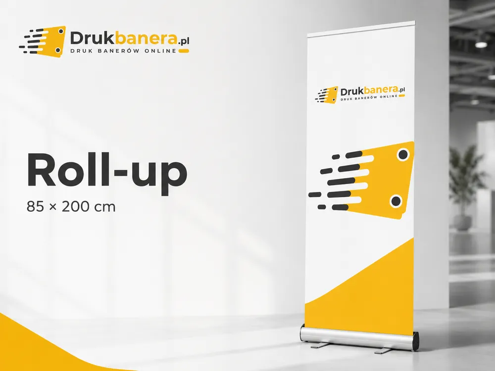 Roll-up reklamowy z wydrukiem