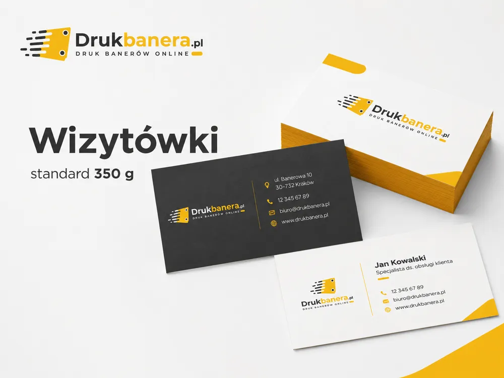 Wizytówki firmowe z nadrukiem
